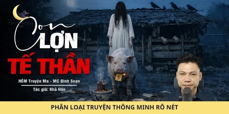 Phân loại truyện thông minh rõ nét