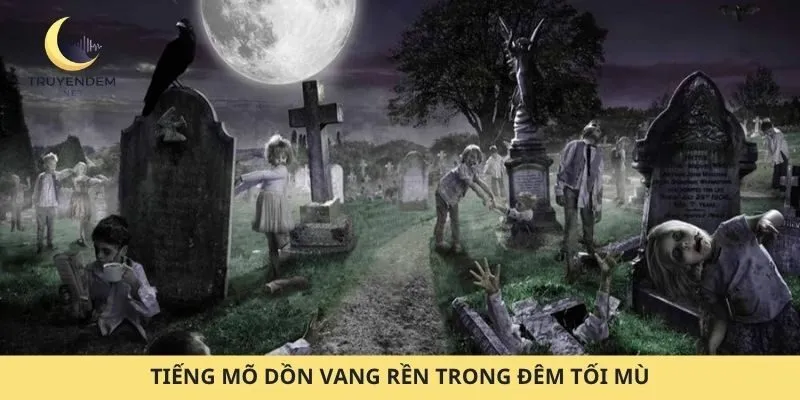 Tiếng mõ dồn vang rền trong đêm tối mù