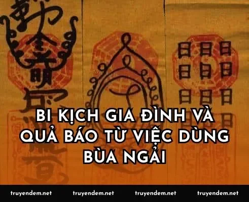 Bi kịch gia đình và quả báo từ việc dùng bùa ngải