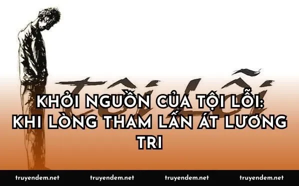 Khởi nguồn của tội lỗi: Khi lòng tham lấn át lương tri